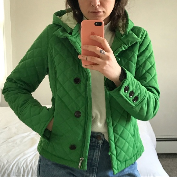 calvin klein hooded quilted puffer coat